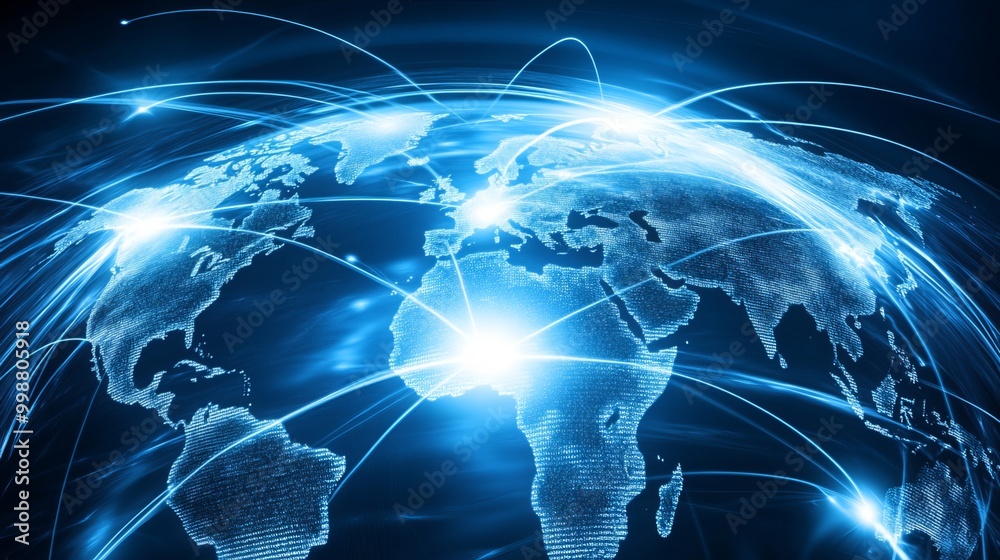 Global communication networks leverage internet technology for IoT, telecommunications, data exchange, worldwide connectivity, financial transactions, business operations, blockchain applications Global communication networks leverage internet technology for IoT, telecommunications, data exchange, worldwide connectivity, financial transactions, business operations, blockchain applications