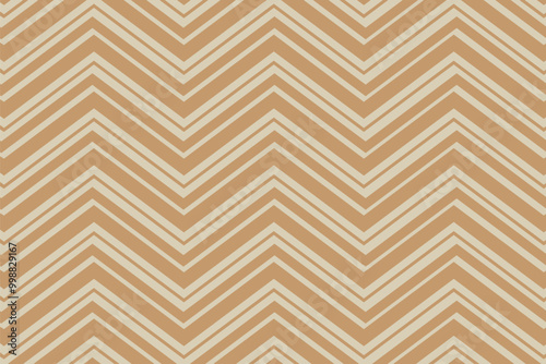 simple abstract lite dark brown color zig zag line pattern geometric pattern with stripes that say  geometric  on a beige background