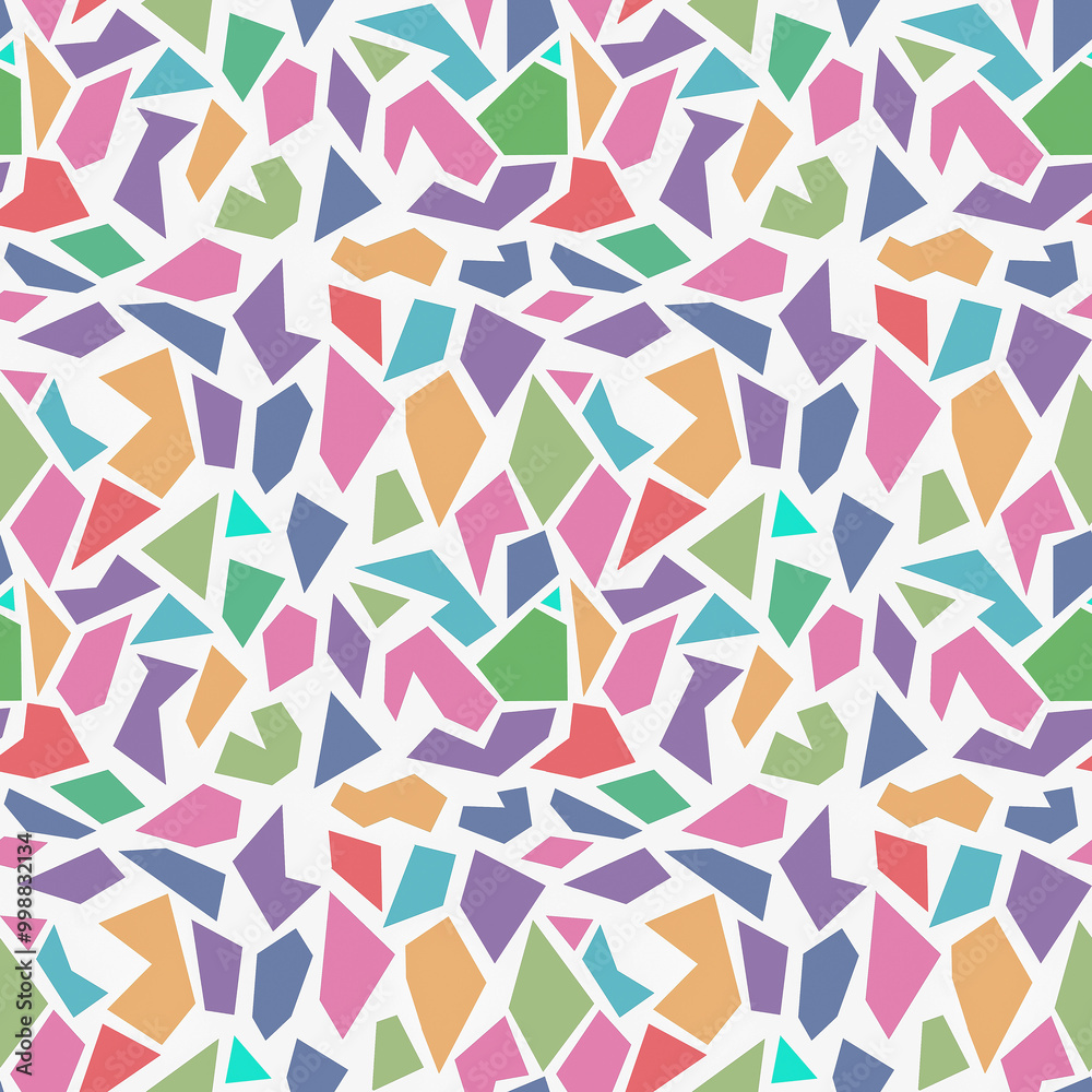 Colorful seamless geometric pattern background. Colorful seamless geometric pattern background.