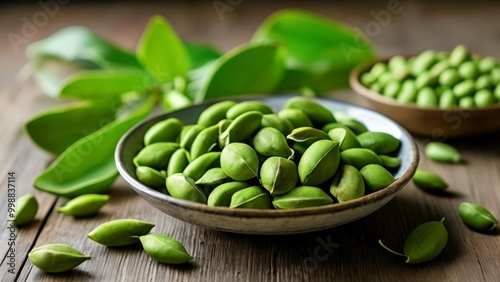 Wallpaper Mural  Fresh green beans ready for a healthy meal Torontodigital.ca