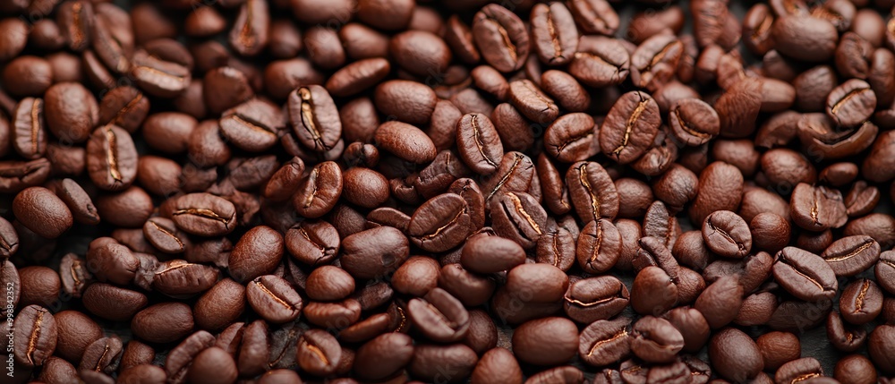 A stack of coffee beans atop another, forming layers A stack of coffee beans atop another, forming layers