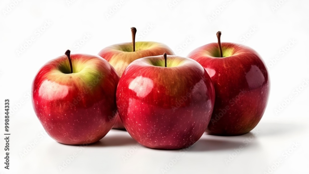 Fresh ripe apples ready for a healthy snack Fresh ripe apples ready for a healthy snack