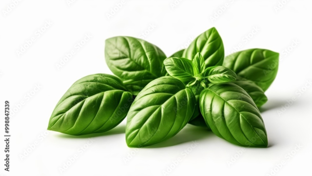 Fresh basil leaves perfect for your next culinary masterpiece Fresh basil leaves perfect for your next culinary masterpiece