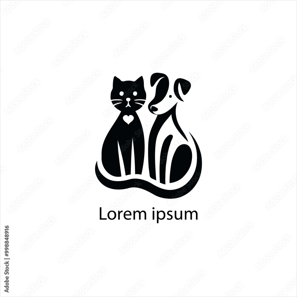 cat and dog vector logo set , animal, pet, illustration, vector, cat, cat and dog vector logo set , animal, pet, illustration, vector, cat,