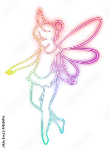 Wallpaper Mural PNG Fairy neon lighting disk. Torontodigital.ca