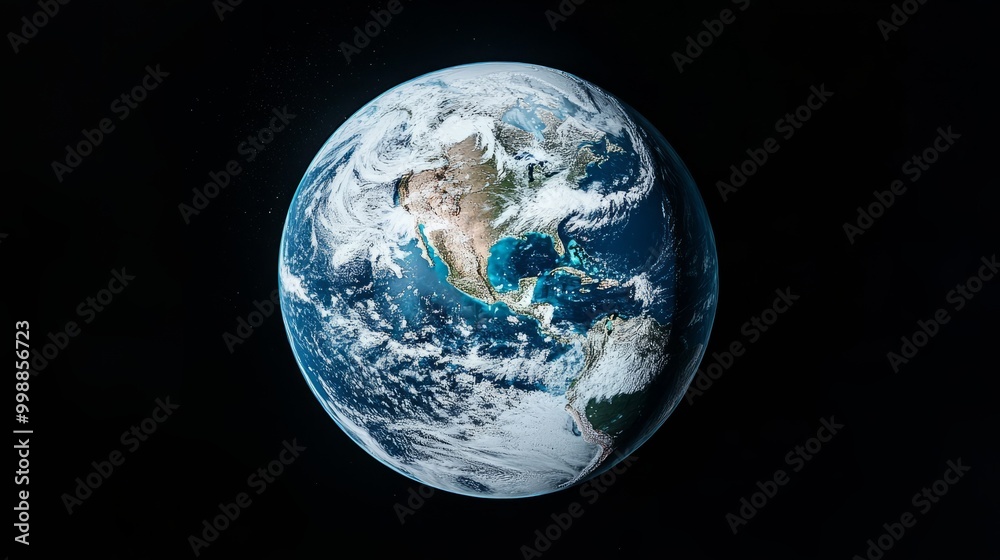 A breathtaking view of Earth from space, continents covered in a blanket of white snow, a stark reminder of winter's reach from a celestial perspective. A breathtaking view of Earth from space, continents covered in a blanket of white snow, a stark reminder of winter's reach from a celestial perspective.