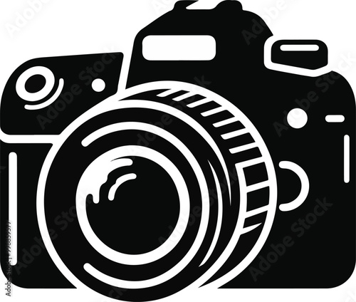 dslr camera vector