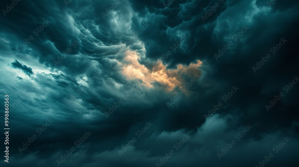 Dramatic Stormy Sky with Dark Clouds - Nature Photography Dramatic Stormy Sky with Dark Clouds - Nature Photography