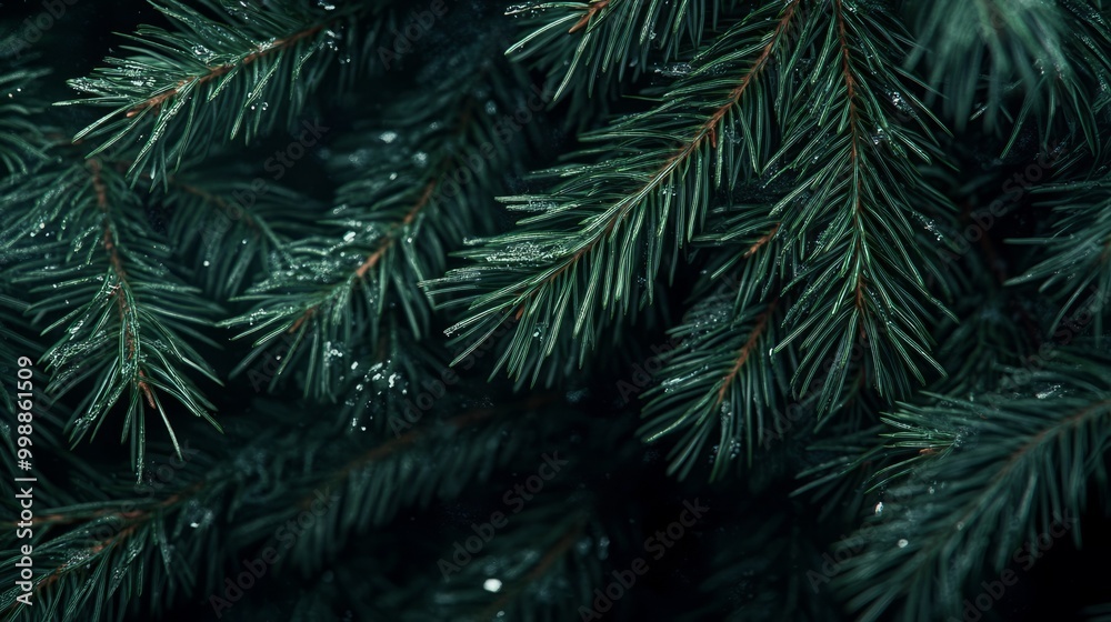 Pine needles, deep green and resilient, a symbol of strength and perseverance in the face of winter's wrath. Pine needles, deep green and resilient, a symbol of strength and perseverance in the face of winter's wrath.