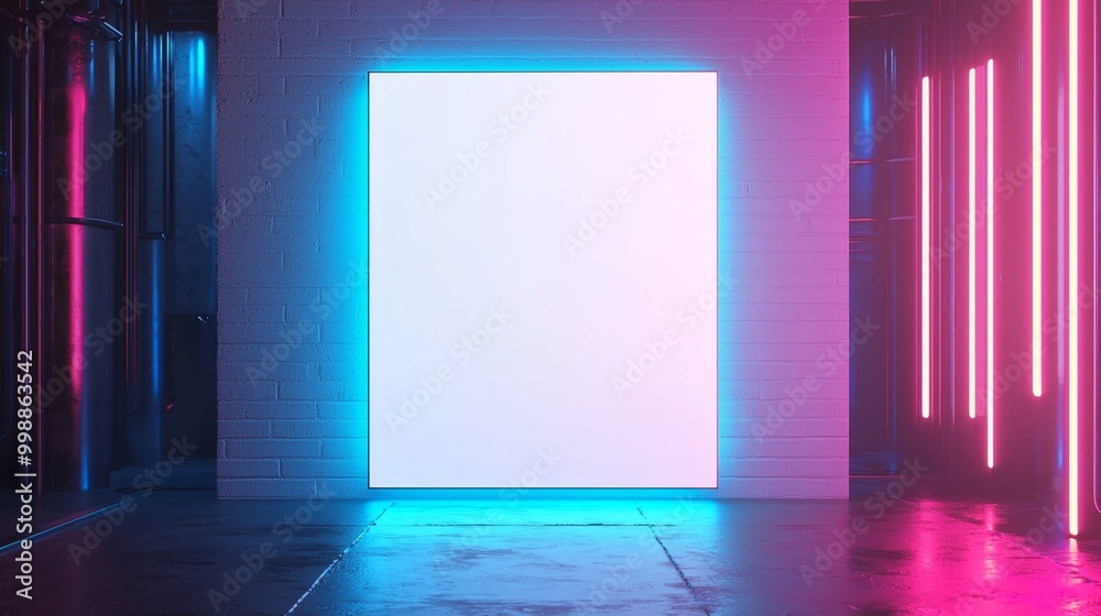 Blue LED Creative Blank Sheet Design Template. Blue LED Creative Blank Sheet Design Template.