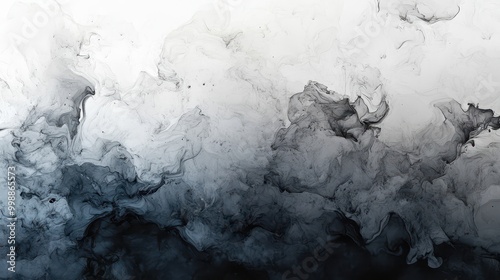 A captivating abstract image featuring swirling shades of black and white, perfect for artistic and design projects.