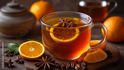  Warm up with a cozy cup of orange and cinnamon tea