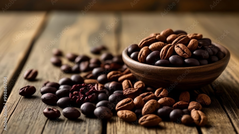  Aromatic coffee beans ready to brew