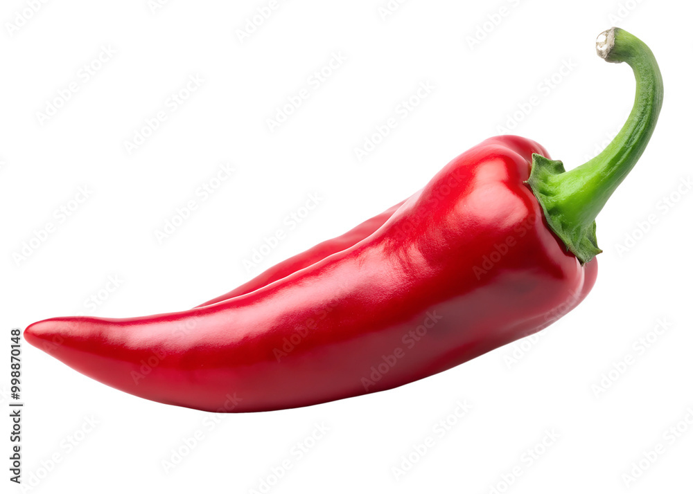 Single red chili pepper isolated on a png background Single red chili pepper isolated on a png background