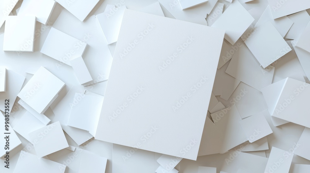 Cubist Creative Blank Sheet Design Template.