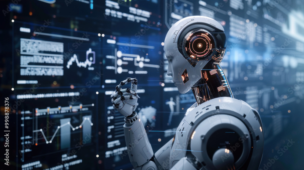 A business leader discussing the role of AI in revolutionizing the advertising industry, from content creation to campaign optimization. A business leader discussing the role of AI in revolutionizing the advertising industry, from content creation to campaign optimization.