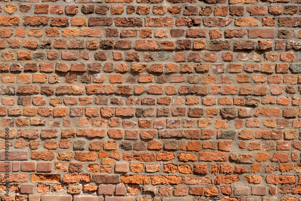 Naklejka premium Red brick wall