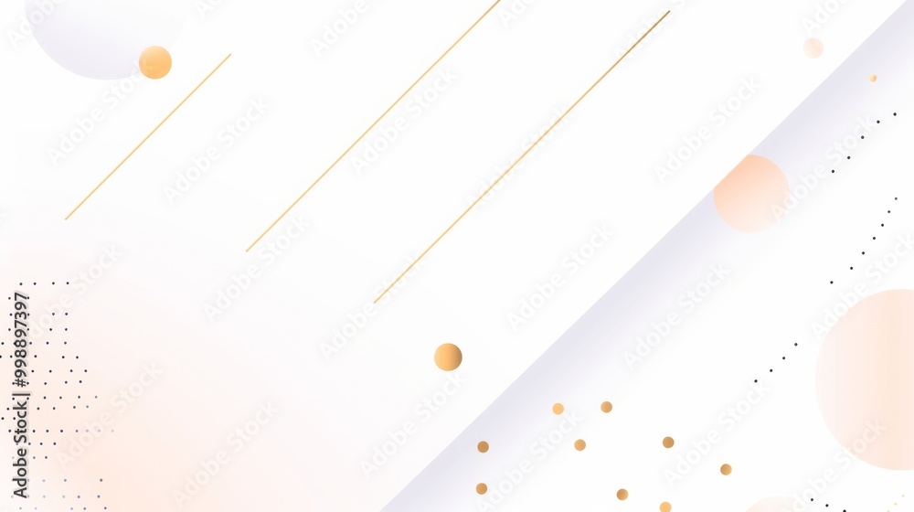 White paper featuring a simple pattern of shapes and lines in gold foil