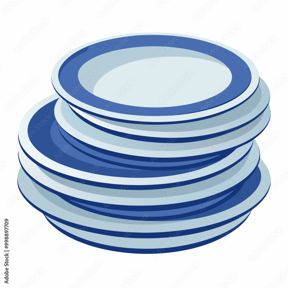 stack of porcelain plates arranged 