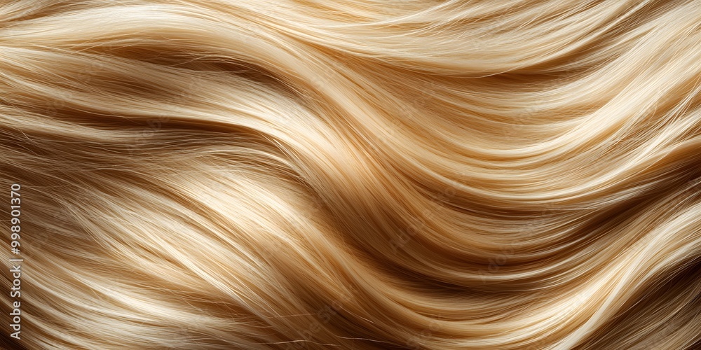 Close-up of beautiful blonde hair, flowing texture background Close-up of beautiful blonde hair, flowing texture background
