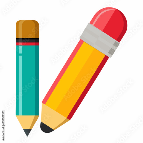pencil and eraser