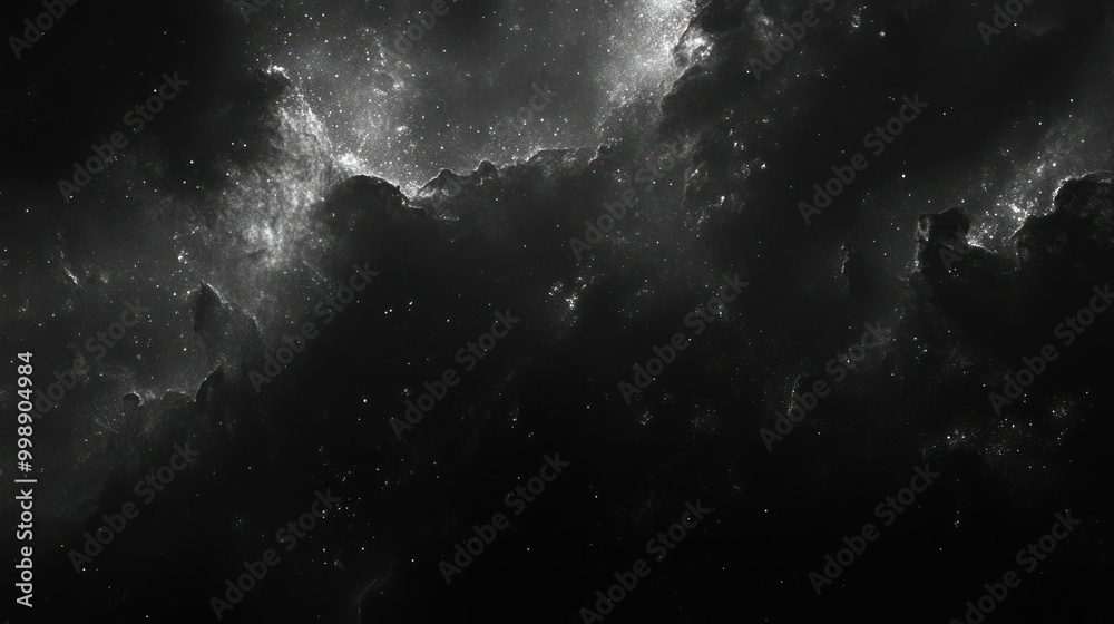 Obraz premium A Cosmic Landscape of Nebulae and Stars