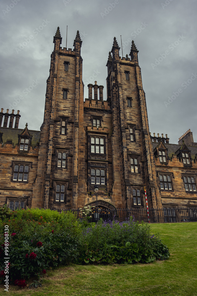 Fototapeta premium Assembly Hall, Edinburgh, Scotland, United Kingdom. Beautiful old building.