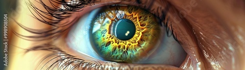 Close-Up of a Human Eye wit...