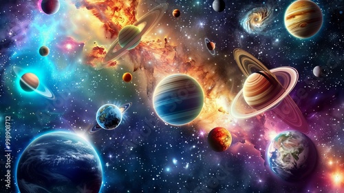 Cosmic Symphony of Planets ...