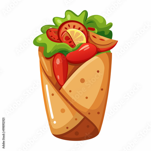 loaded burrito wrapped tightly