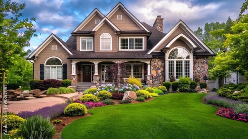 Front View of a Modern Hous...