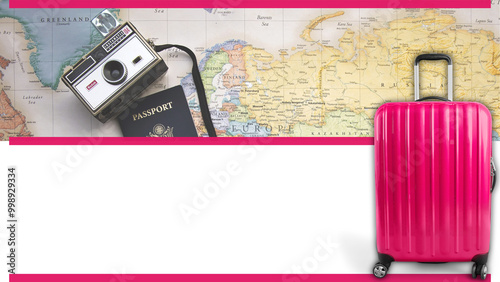 Tourism Banner - Pink photo