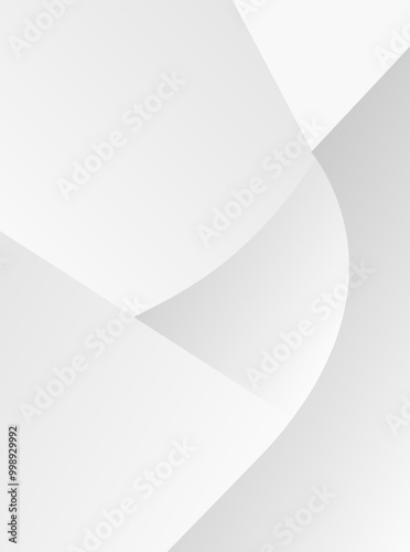 White color gradient geomatric shape background design
