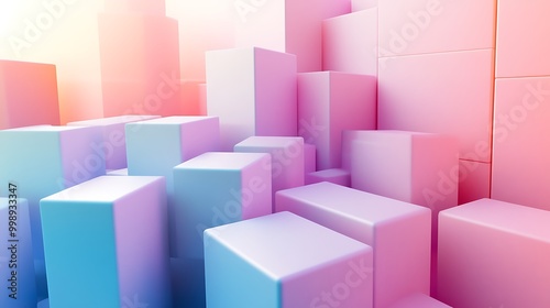 Abstract 3D Cube Art Collection: Geometric Designs, Textures, and Colorful Patterns