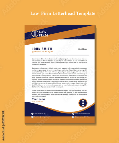 Law  Firm Letterhead Template