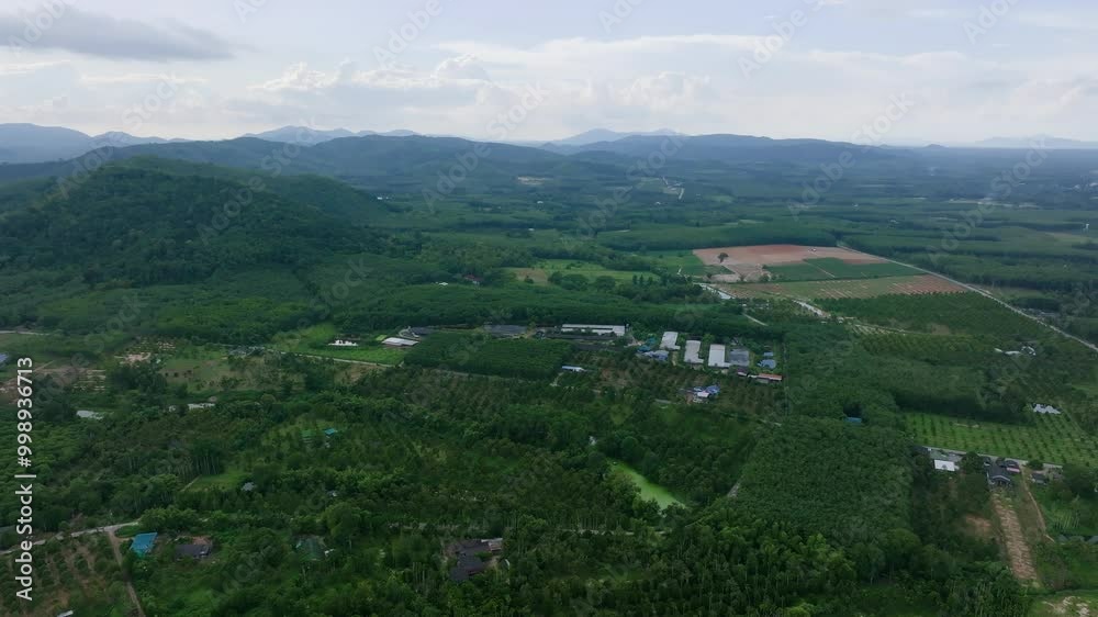 Aerial View of Lush Green Landscapes and Farms in a Rural Area, Showcasing the Natural Beauty and Agriculture Aerial View of Lush Green Landscapes and Farms in a Rural Area, Showcasing the Natural Beauty and Agriculture