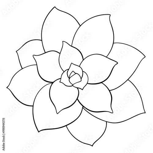 hand-drawn-gardenia-flower-outline art