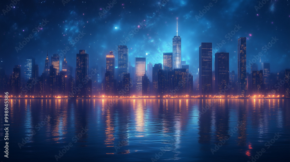 Fototapeta premium La ville cyberpunk