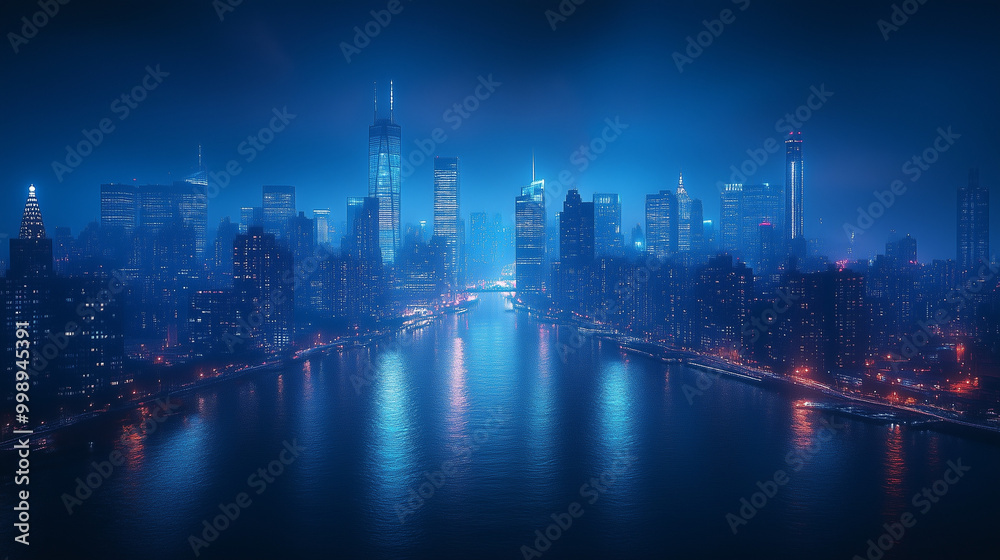 Obraz premium La ville cyberpunk