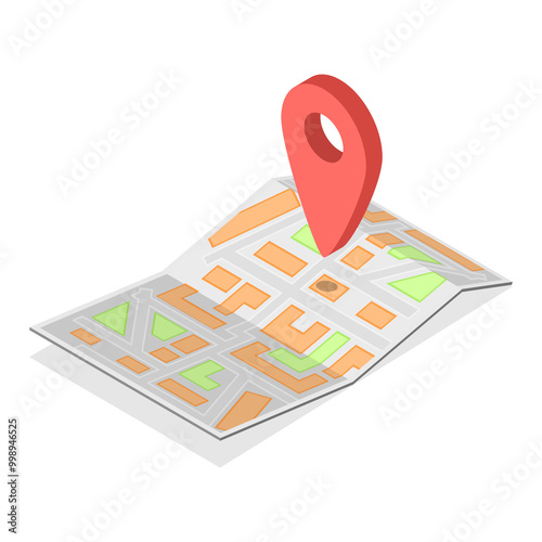 Free Download 3D Isometric Flat  Set of Navigation Items. Item 5 - GFXLoad
