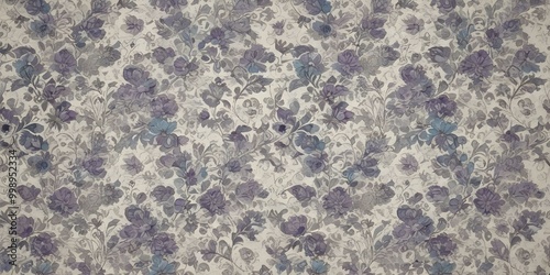 modernist style A detailed and ornate vintage floral pattern