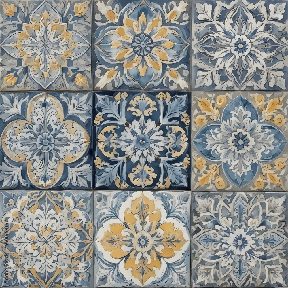 digital painting A geometric pattern digital painting A geometric pattern