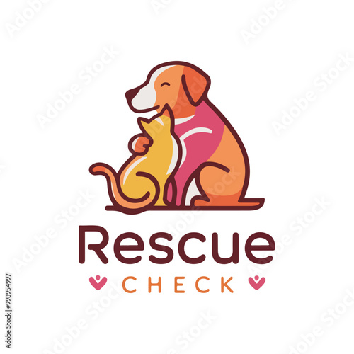 Animals Rescue Logo design