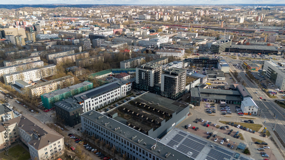Aerial View of a Modern Urban Landscape Aerial View of a Modern Urban Landscape