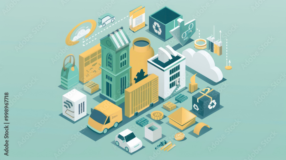 A visual of how circular economy principles are influencing craft industries, from eco-friendly production to waste reduction. A visual of how circular economy principles are influencing craft industries, from eco-friendly production to waste reduction.