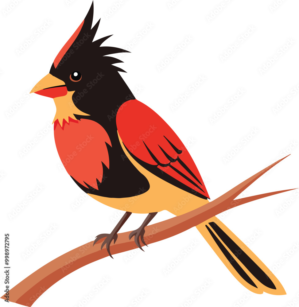 set of black and white birds 