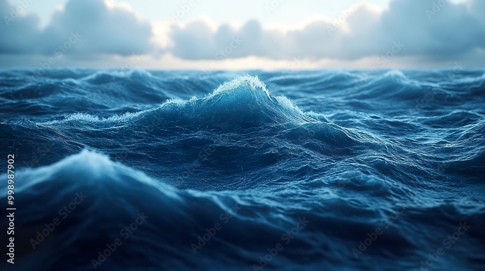 Ocean Waves: A Dramatic Seascape Ocean Waves: A Dramatic Seascape