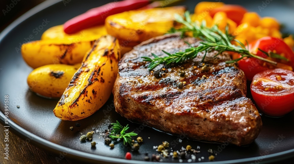 hyper realistic photo food from an expensive restaurant hyper realistic photo food from an expensive restaurant