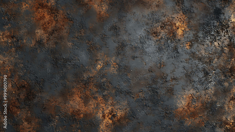 Rusty metal texture with dark grey and brown tones. Rusty metal texture with dark grey and brown tones.