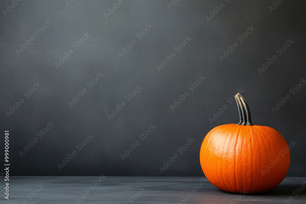 Spooky Carved Pumpkin with Copyspace for Seasonal Messages Spooky Carved Pumpkin with Copyspace for Seasonal Messages